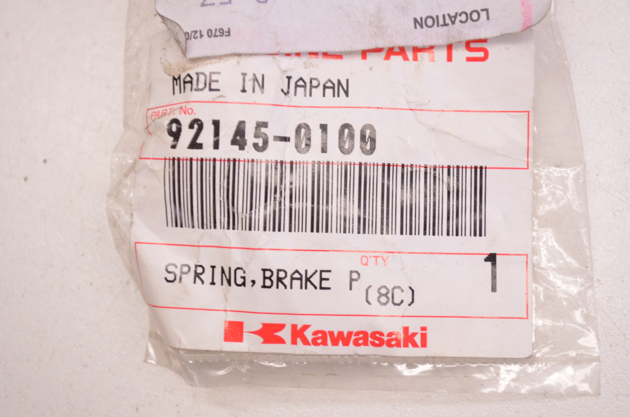 カワサキ純正部品 | Webike KAWASAKI純正部品 スプリング ボルト